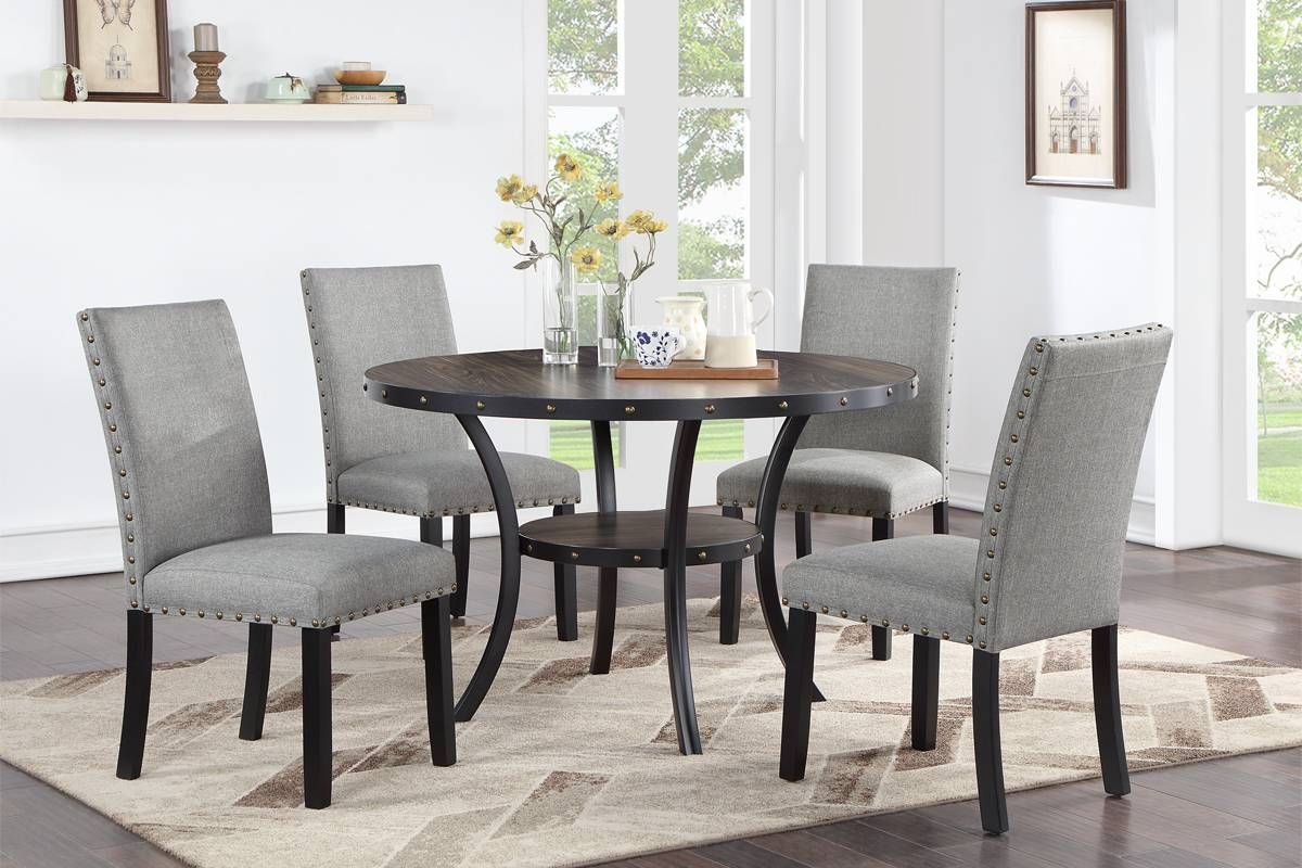 Joly Round Dining Table Set