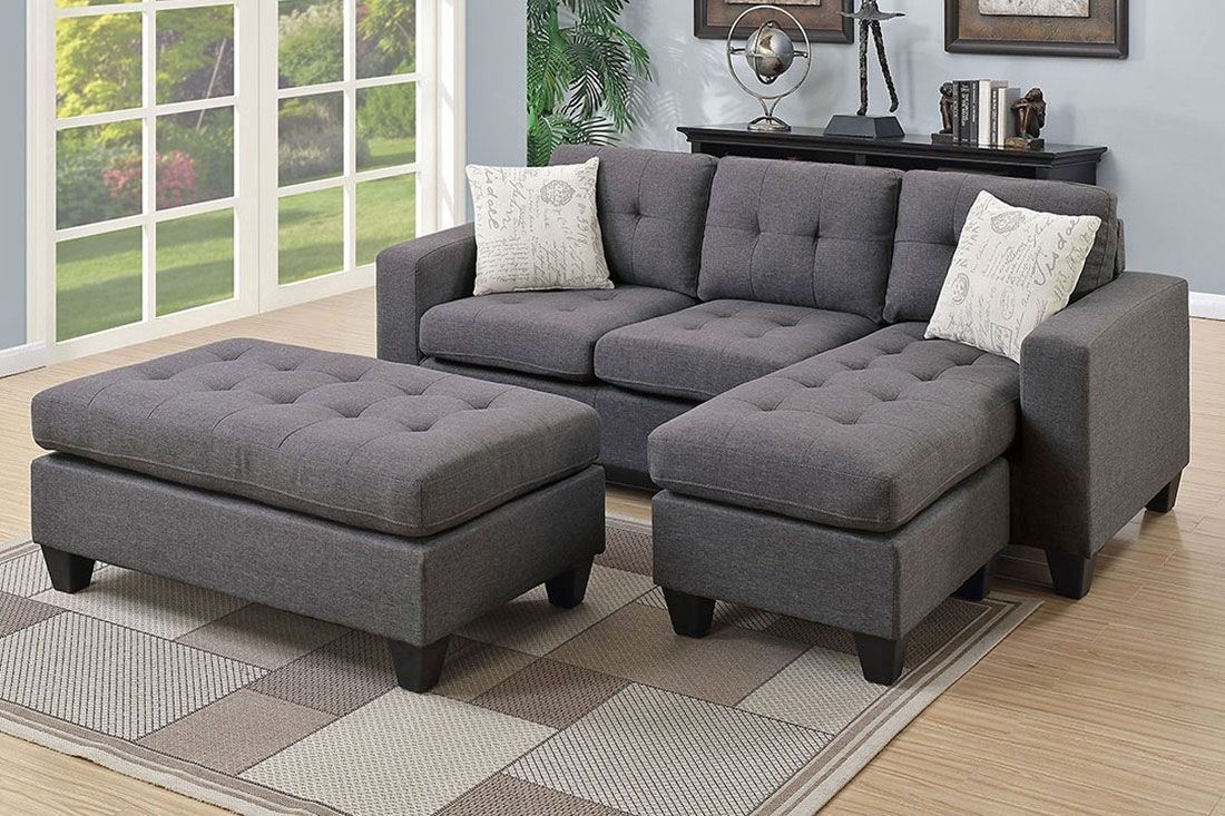 Jordan Fabric Sectional Sofa Set