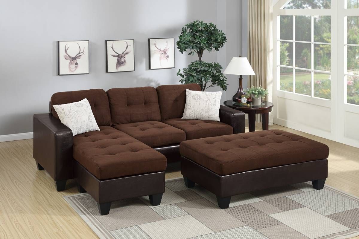 Jordan Compact Sectional With Ottoman