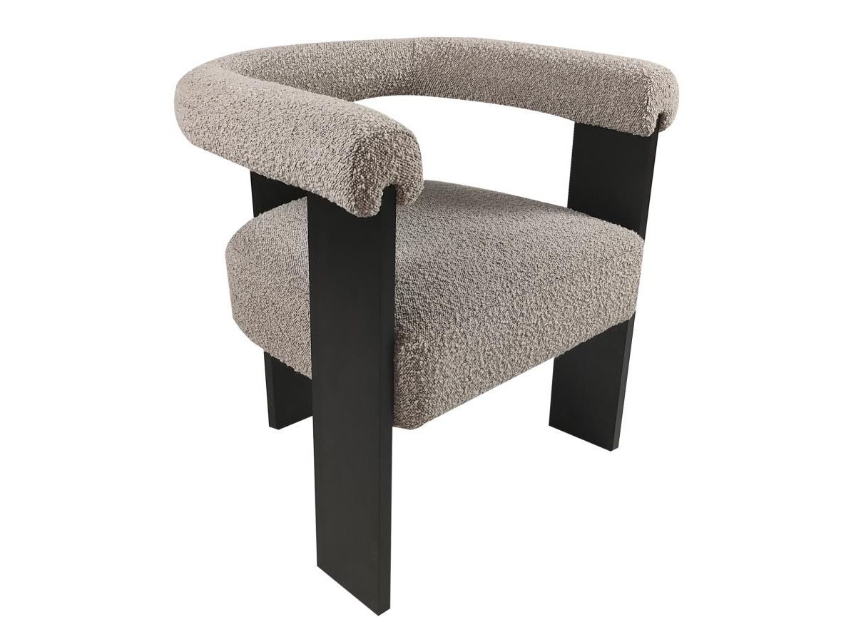 Jordana Taupe Boucle Accent Chair