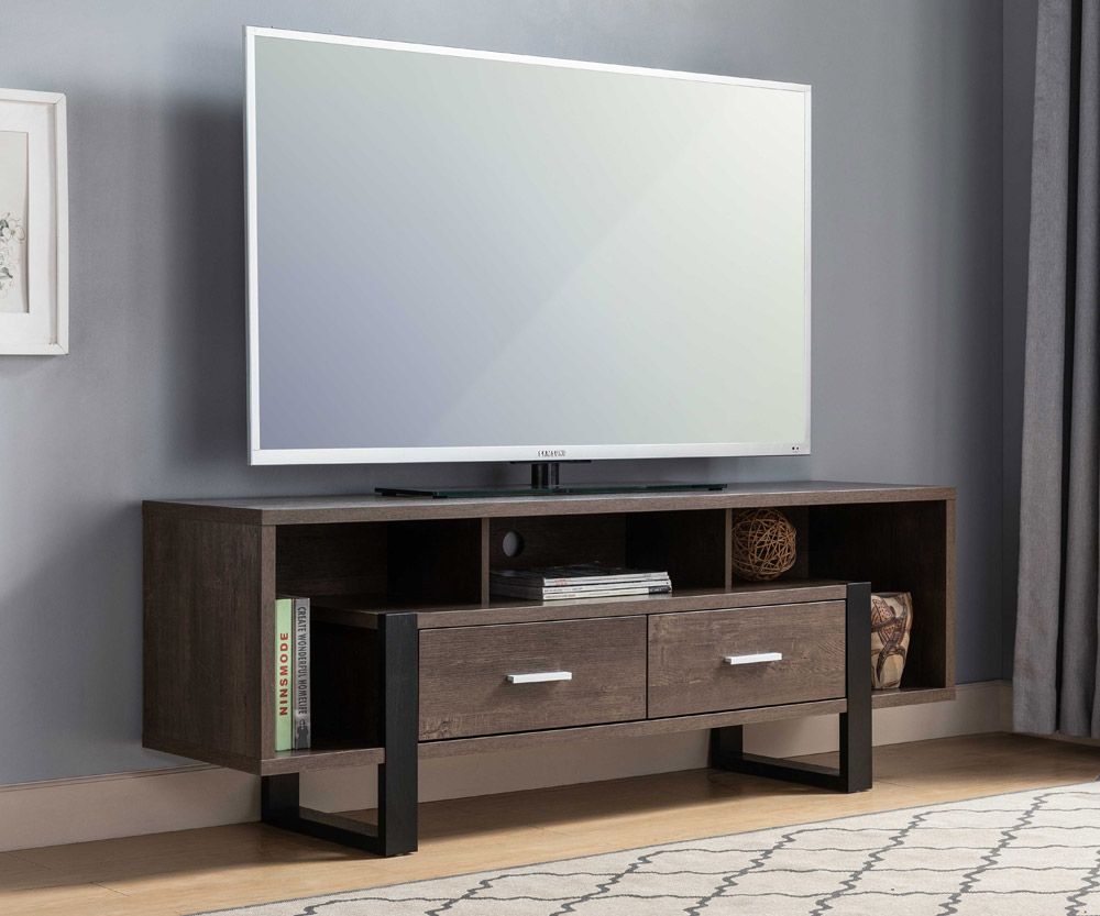 Josiah Walnut Finish TV Stand