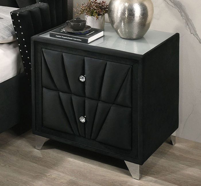 Josie Black Night Stand Top