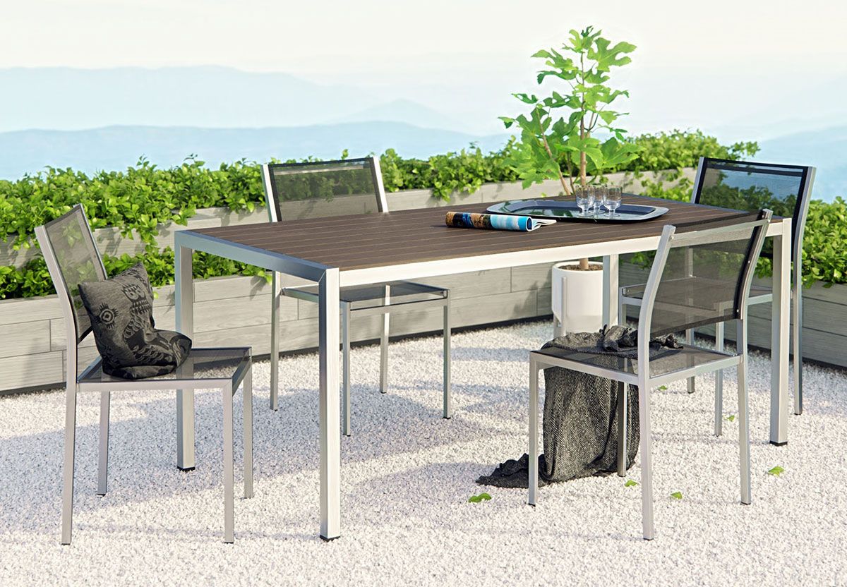 Judy Patio 5-Piece Dining Table Set