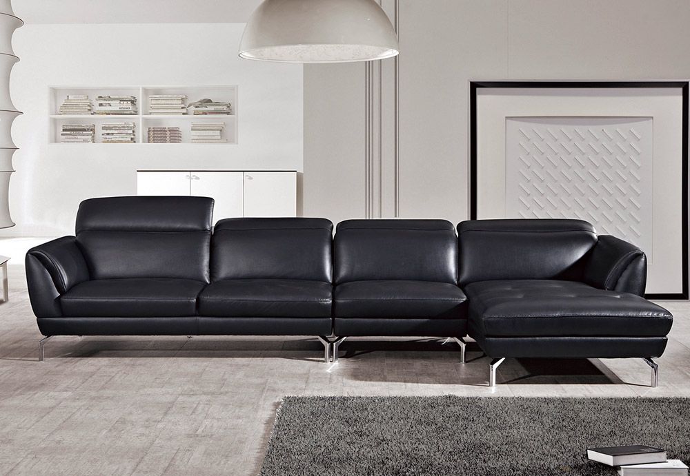 Justian Modern Sectional Italian Leather