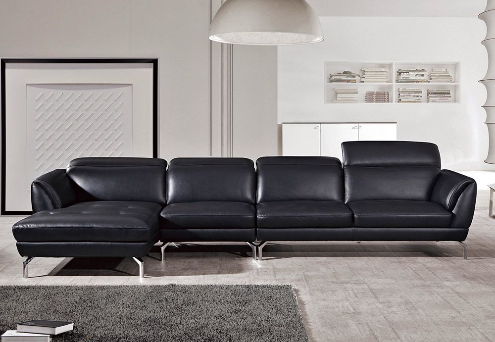 Justian Sectional Facing Left Side,Justian Modern Sectional Italian Leather