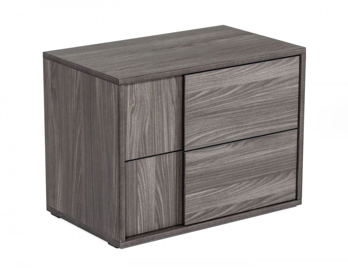 Karen Elm Grey Night Stand