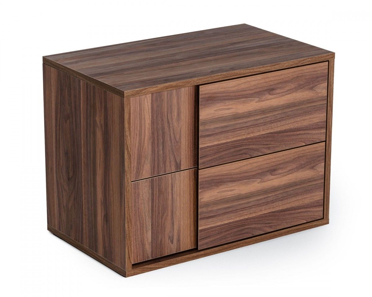 Karen Rustic Walnut Night Stand