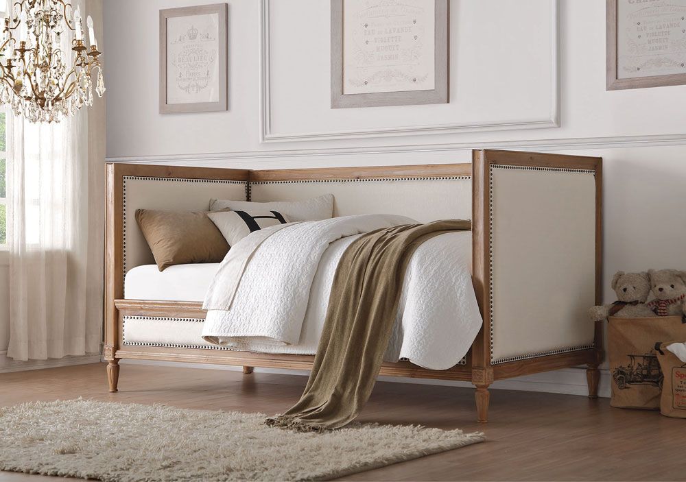 Karlton Rustic Oak Finish Daybed