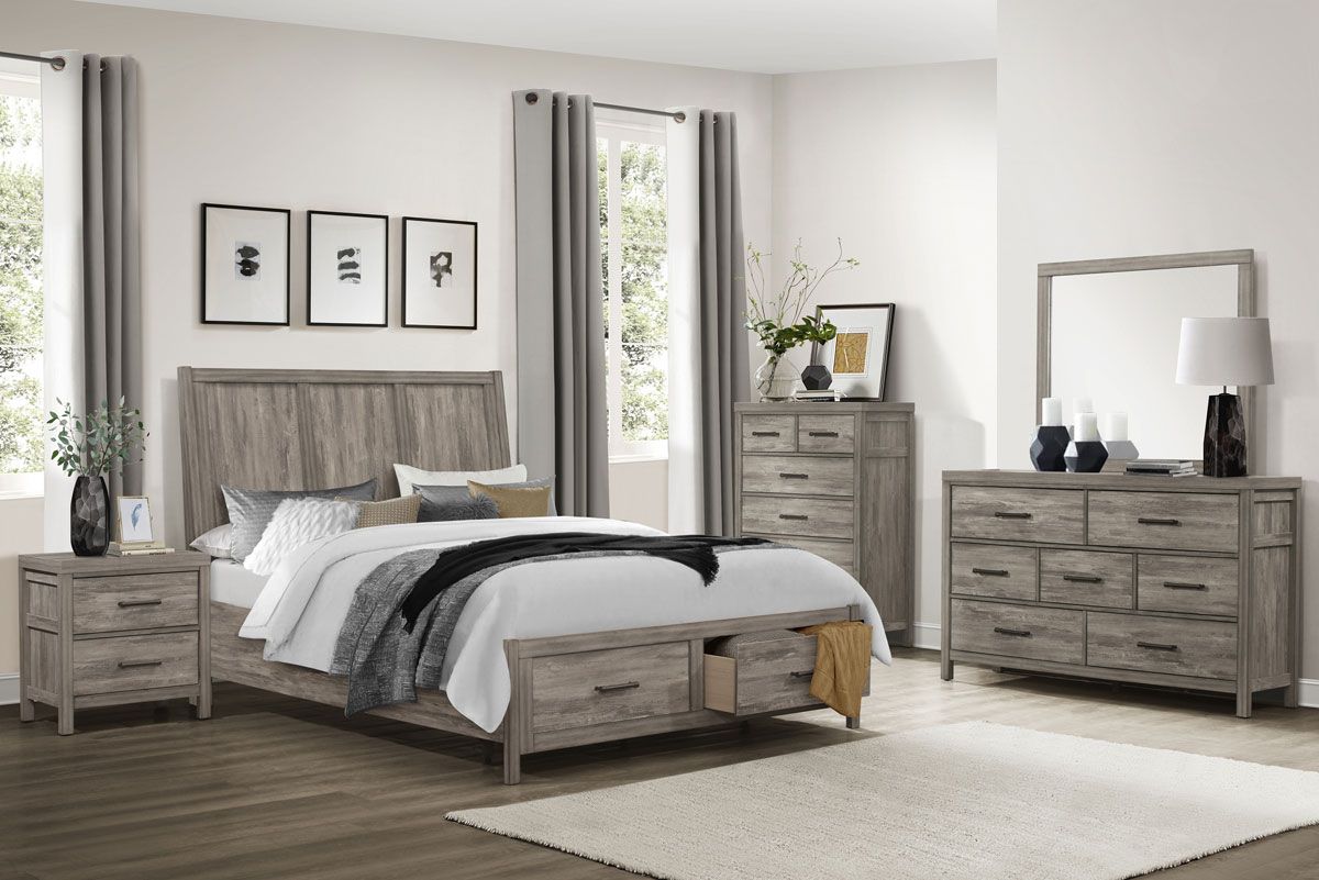 Kasler Bedroom Furniture Rustic Finish