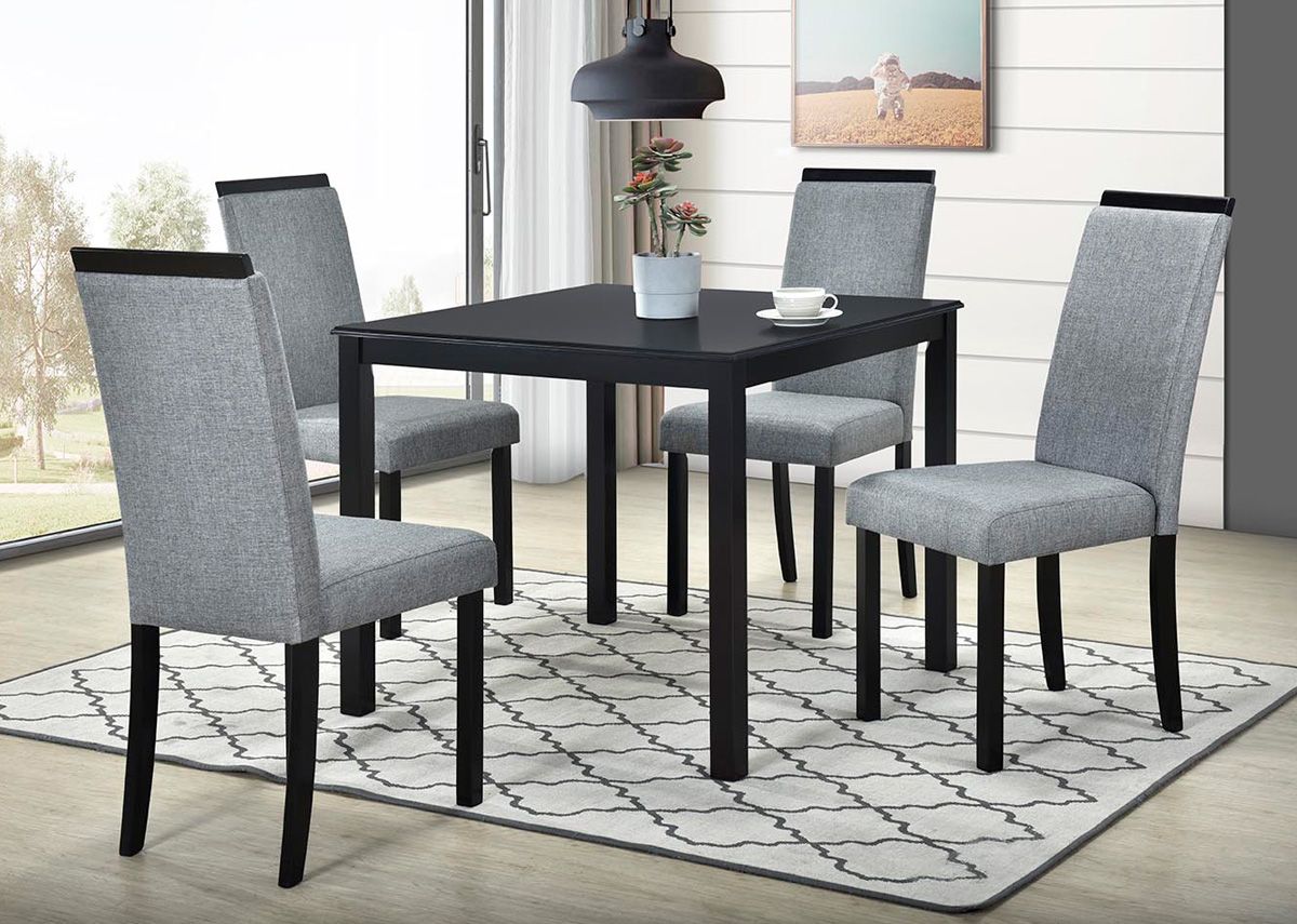 Kato Square Dining Table With Four Chairs