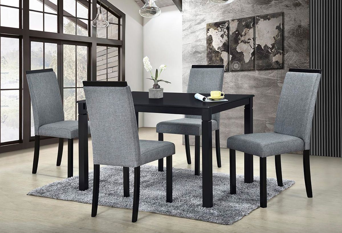 Kato Rectangular Dining Table With Four Chairs