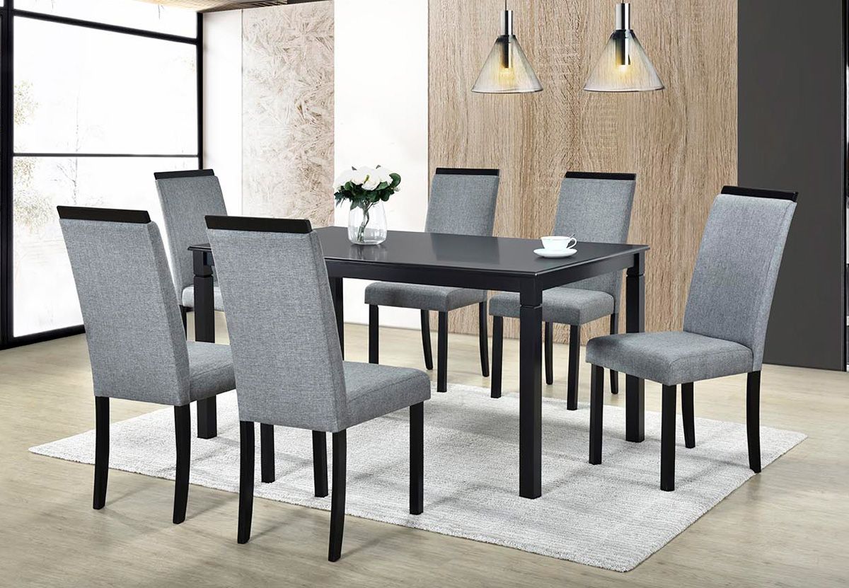 Kato Rectangular Dining Table With Six Chairs