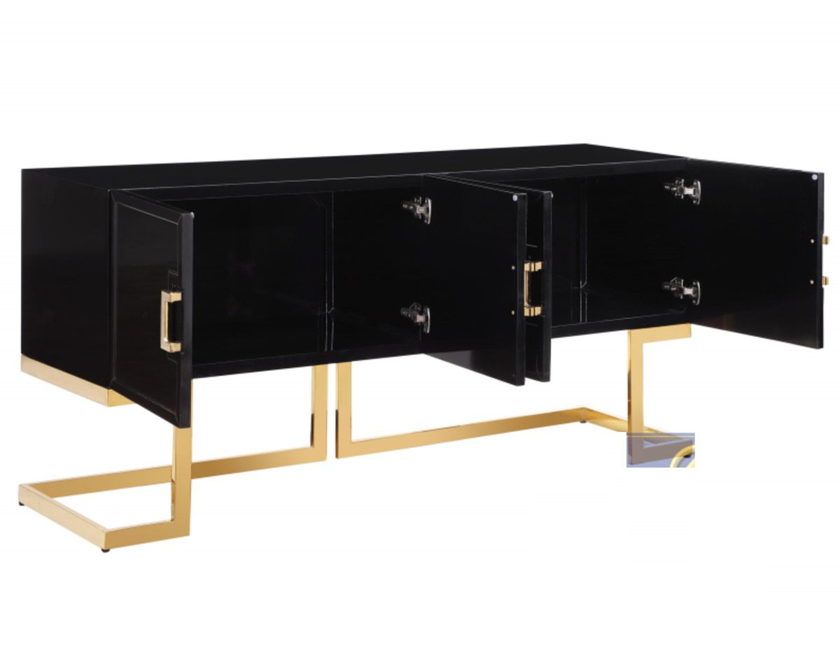 Katzu Black Sideboard Storage