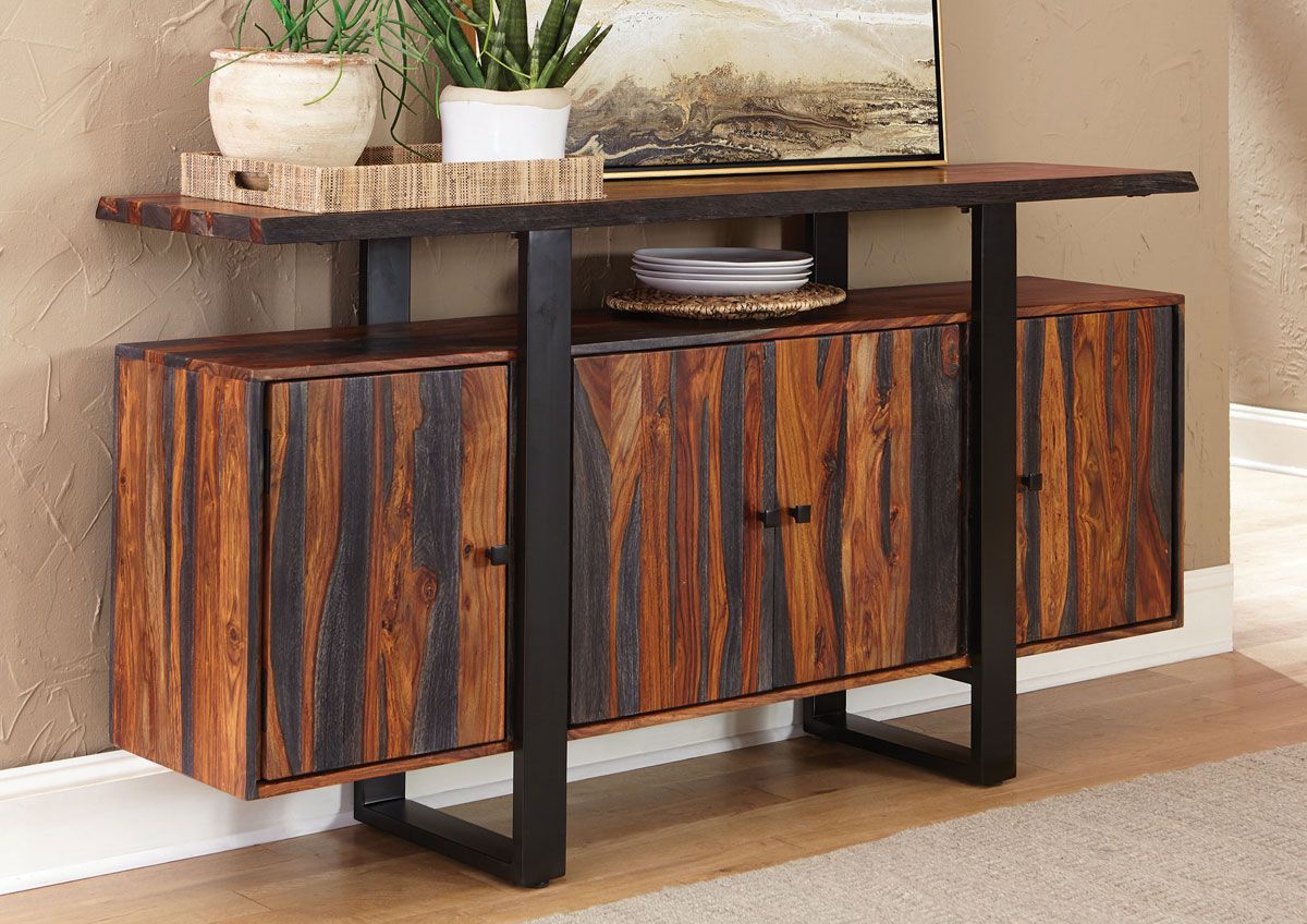 Keller Modern Rustic Finish Server