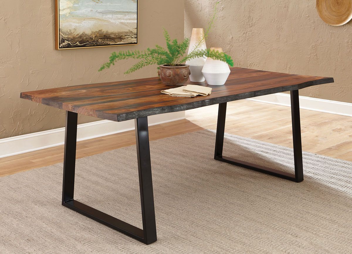 Keller Rustic Finish Dining Table