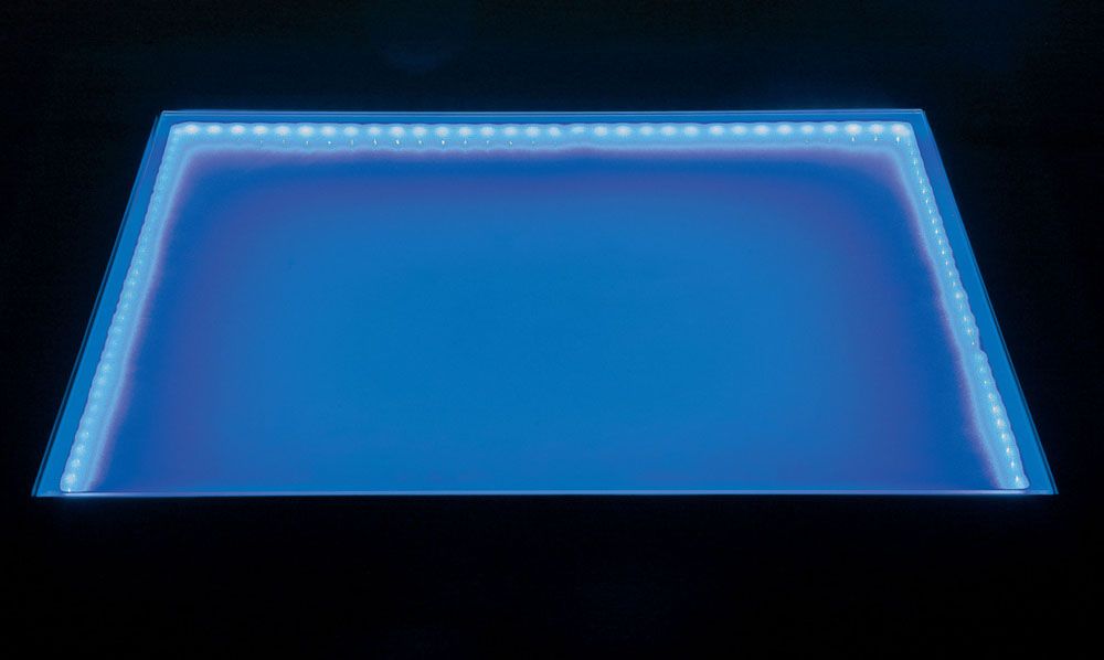 Kenneth Table Top LED Light Closeup