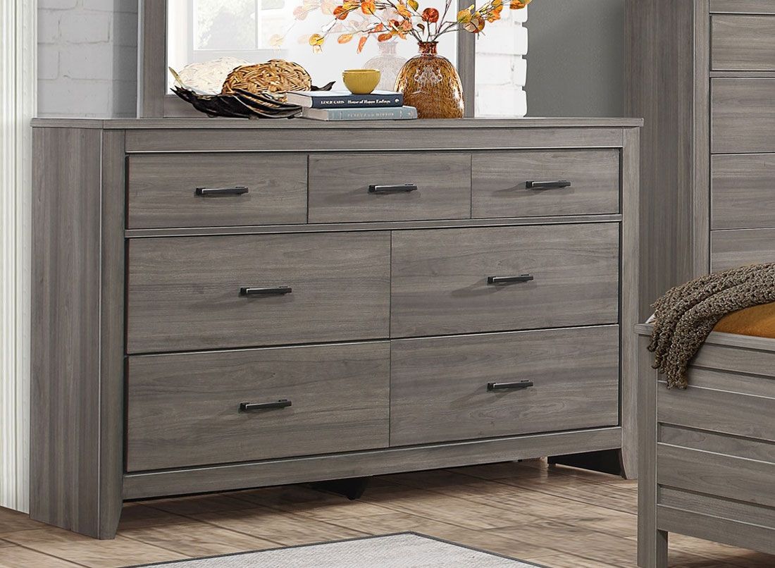 Kern Rustic Gray Finish Dresser