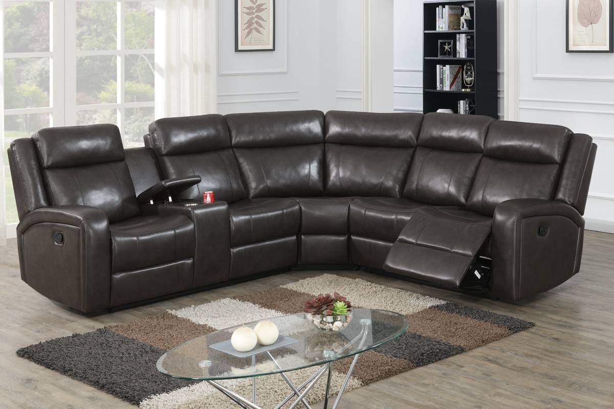 Keystone Leather Motion Sectional