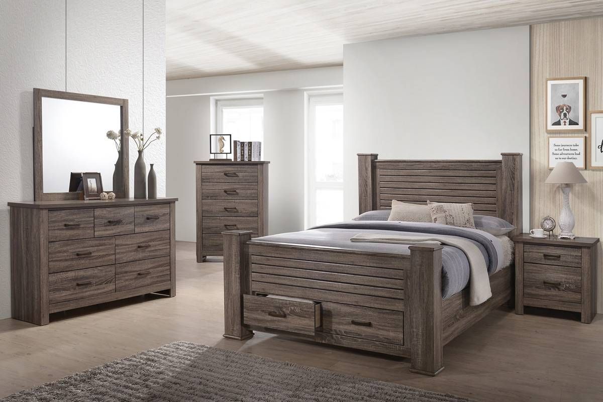 Klara Poster Bed With Storage Drawers