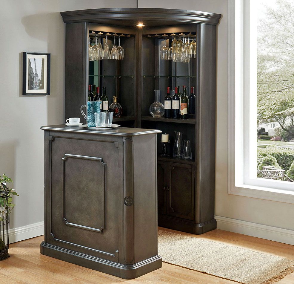 Klemen Corner Curio Bar Unit
