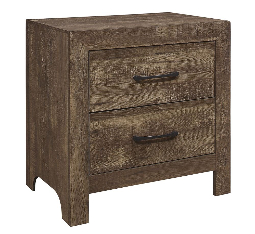 Kloten Rustic Brown Finish Night Stand