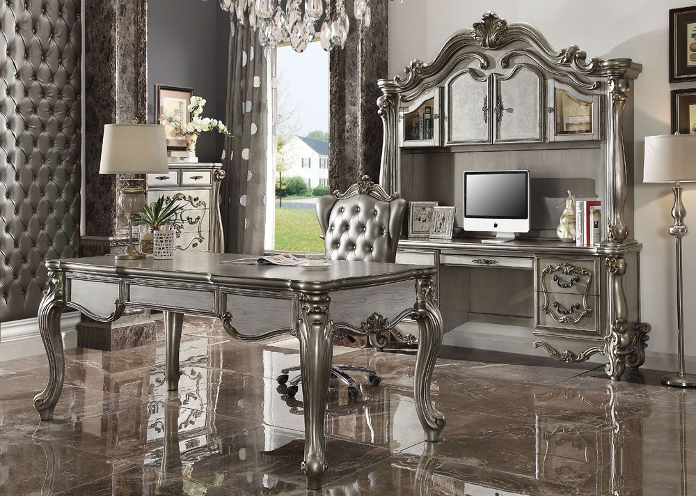 Kodie Platinum Finish Executive Home Office