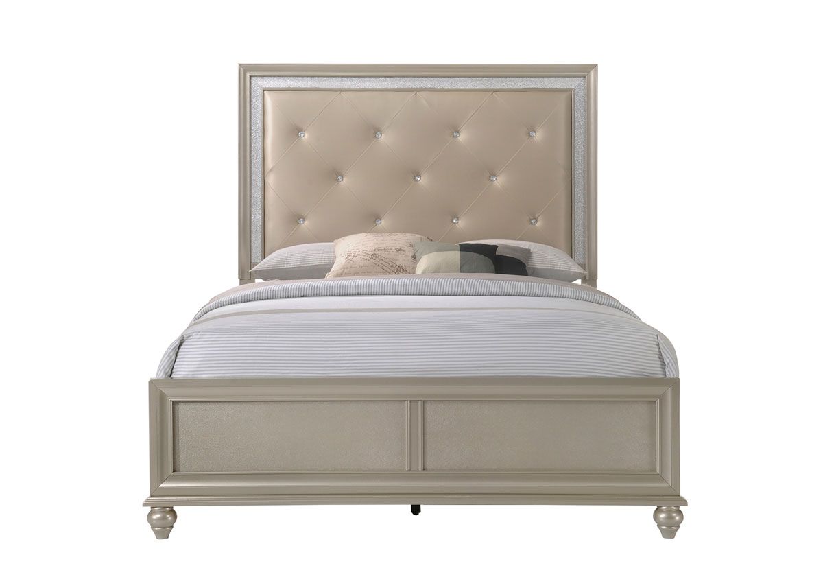 Lana Champagne Finish Bed