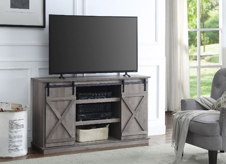 Langford TV Stand With Barn Doors