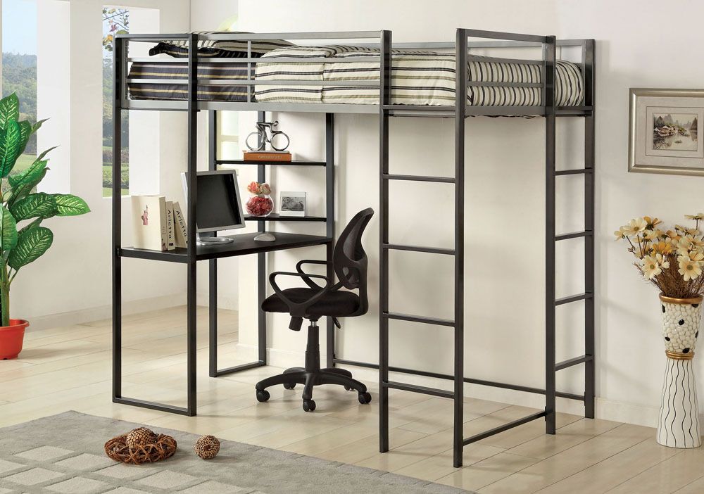Langley Loft Bed With Workstation
