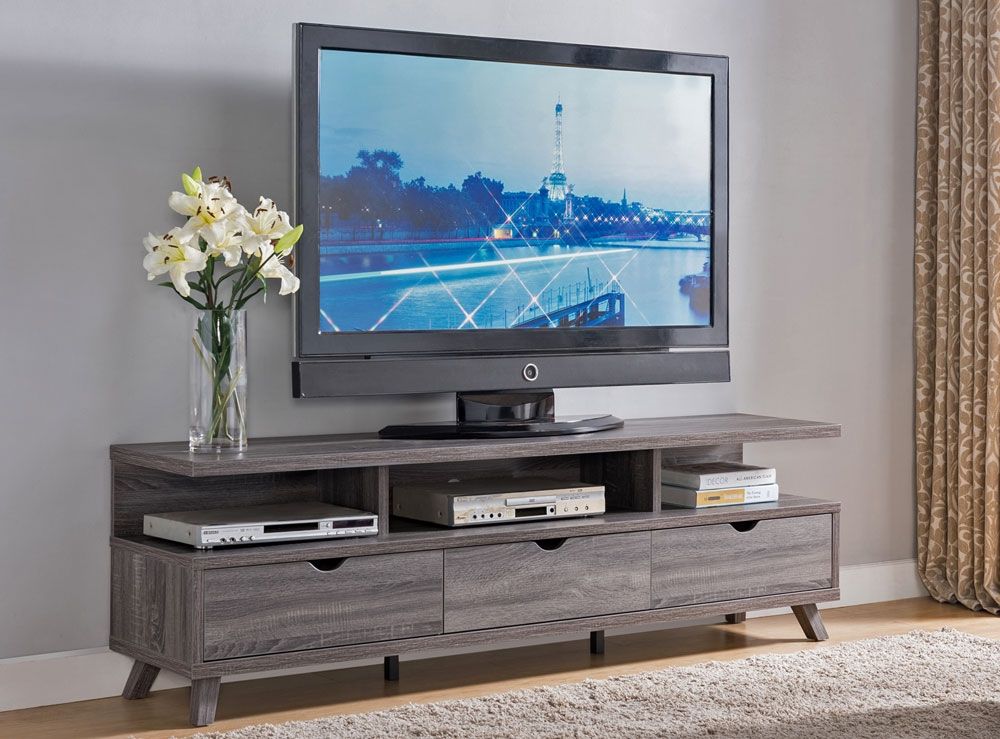 Lanie Rustic Finish Modern TV Stand