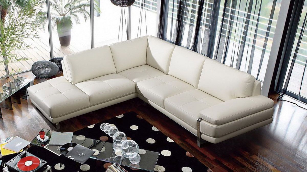 Lara White Facing Left Sectional