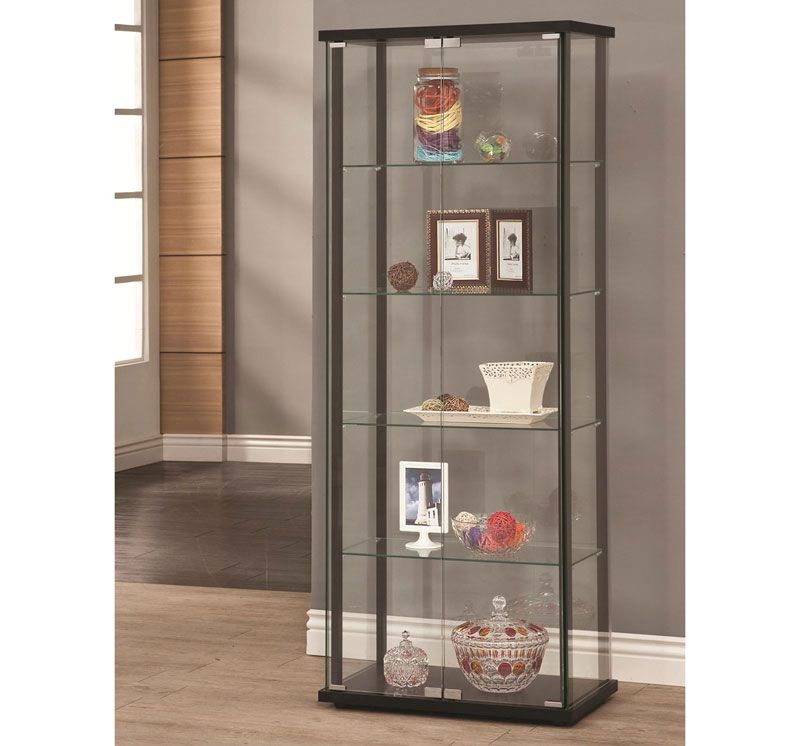 Laredo Glass Display Curio Cabinet