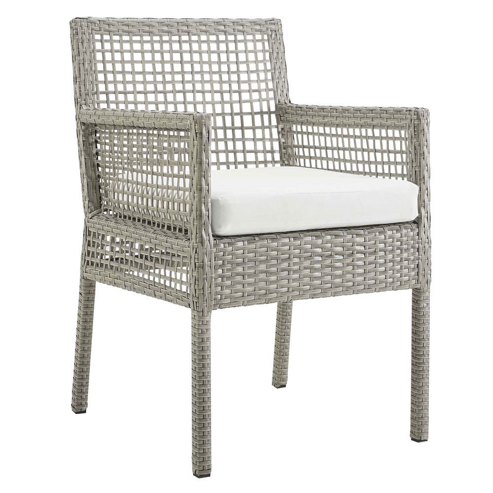 Lark Outdoor Dining Chair White