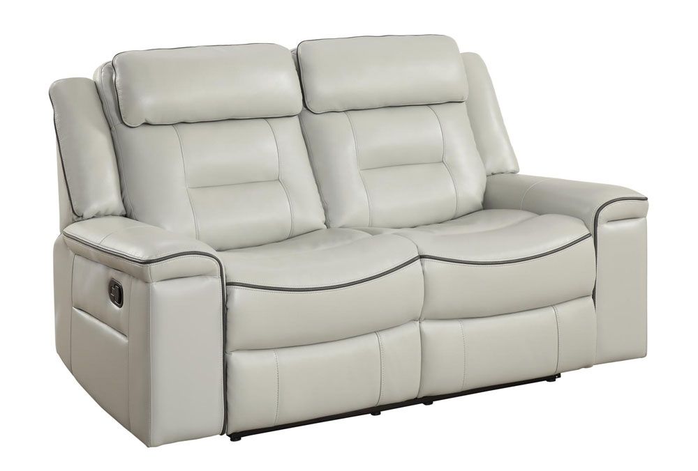 Larkin Light Grey Leather Recliner Love Seat,Larkin Light Grey Leather Recliner Chair,Larkin Light Grey Leather Recliner Sofa