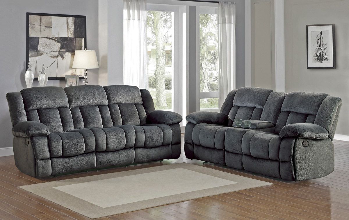 Laurelton Microfiber Motion Recliner Sofa