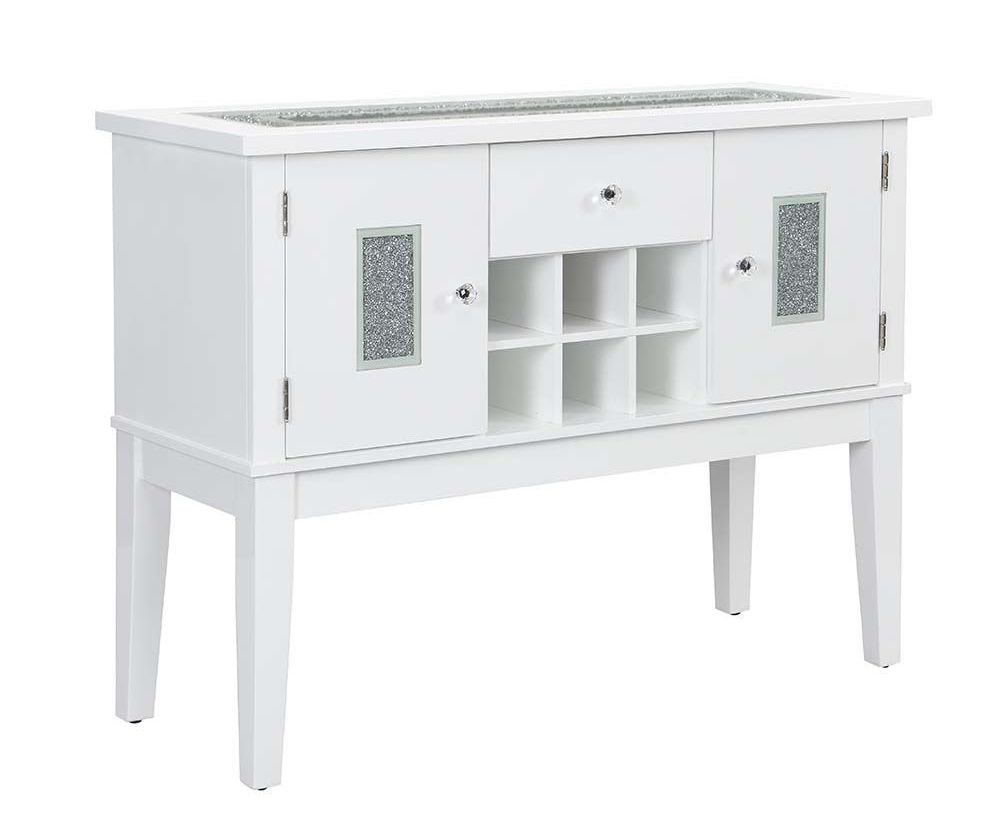 Laval White Lacquer Server