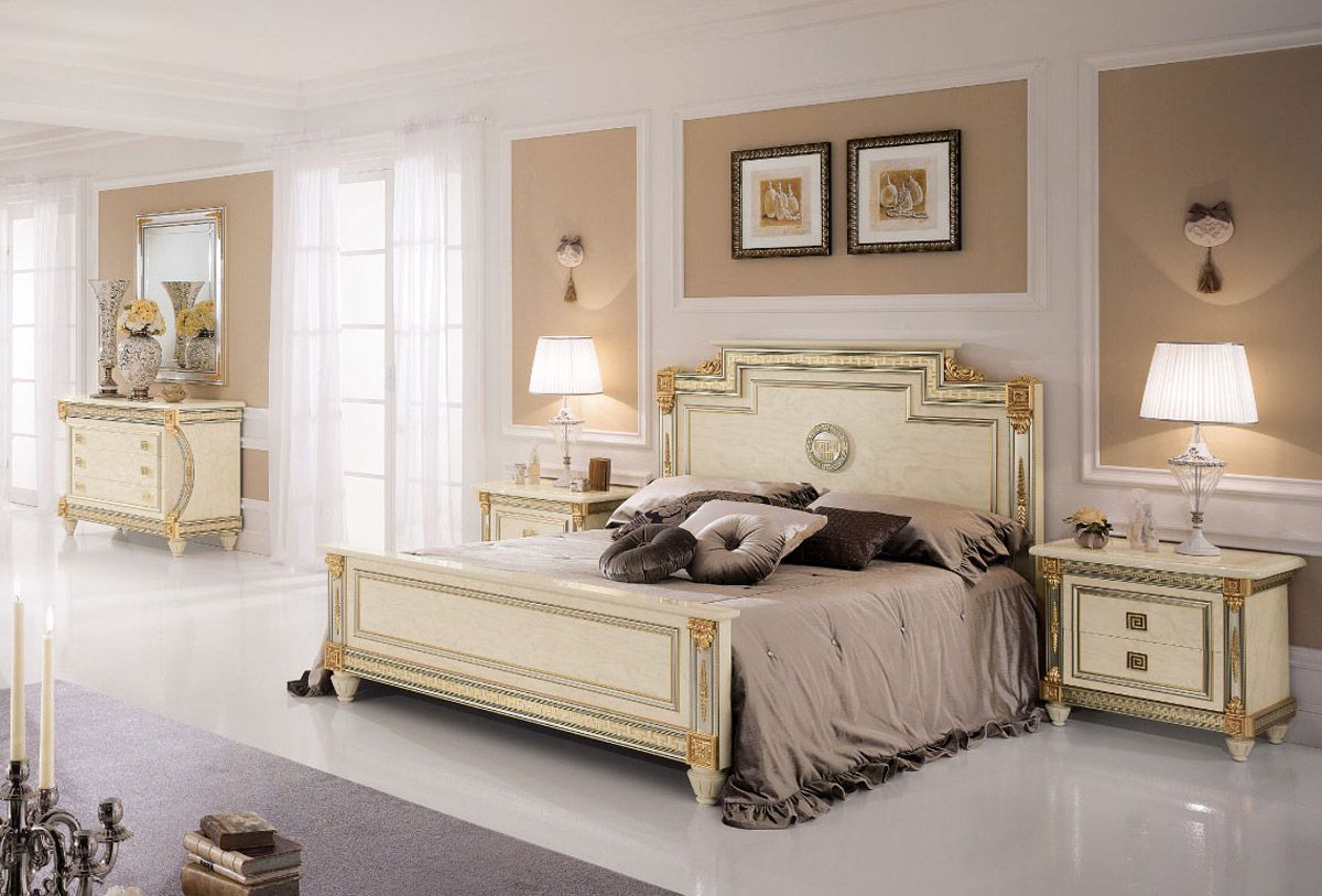 Liberty Night Italian Bedroom Set With Small Dresser
