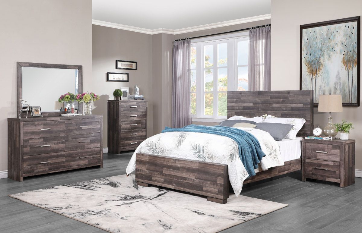 Liberty Rustic Finish Bed