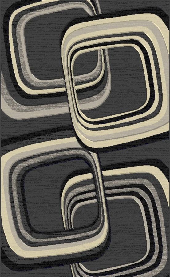 Lifestyle Modern Area Rug 484 Grey