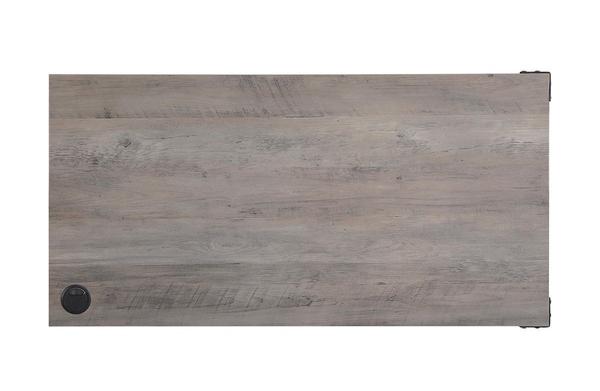 Lima Rustic Grey Office Desk Top