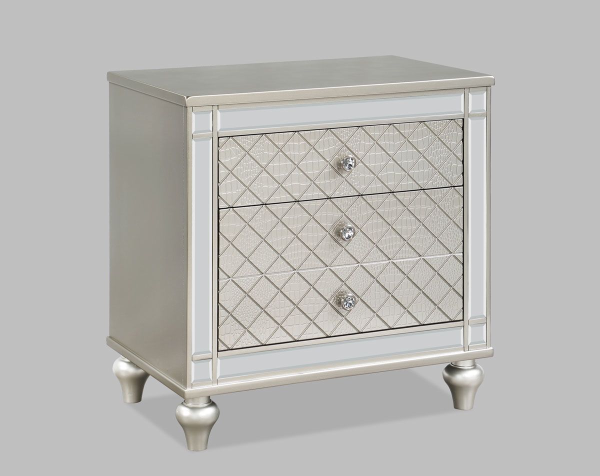 Linton Mirrored Night Stand