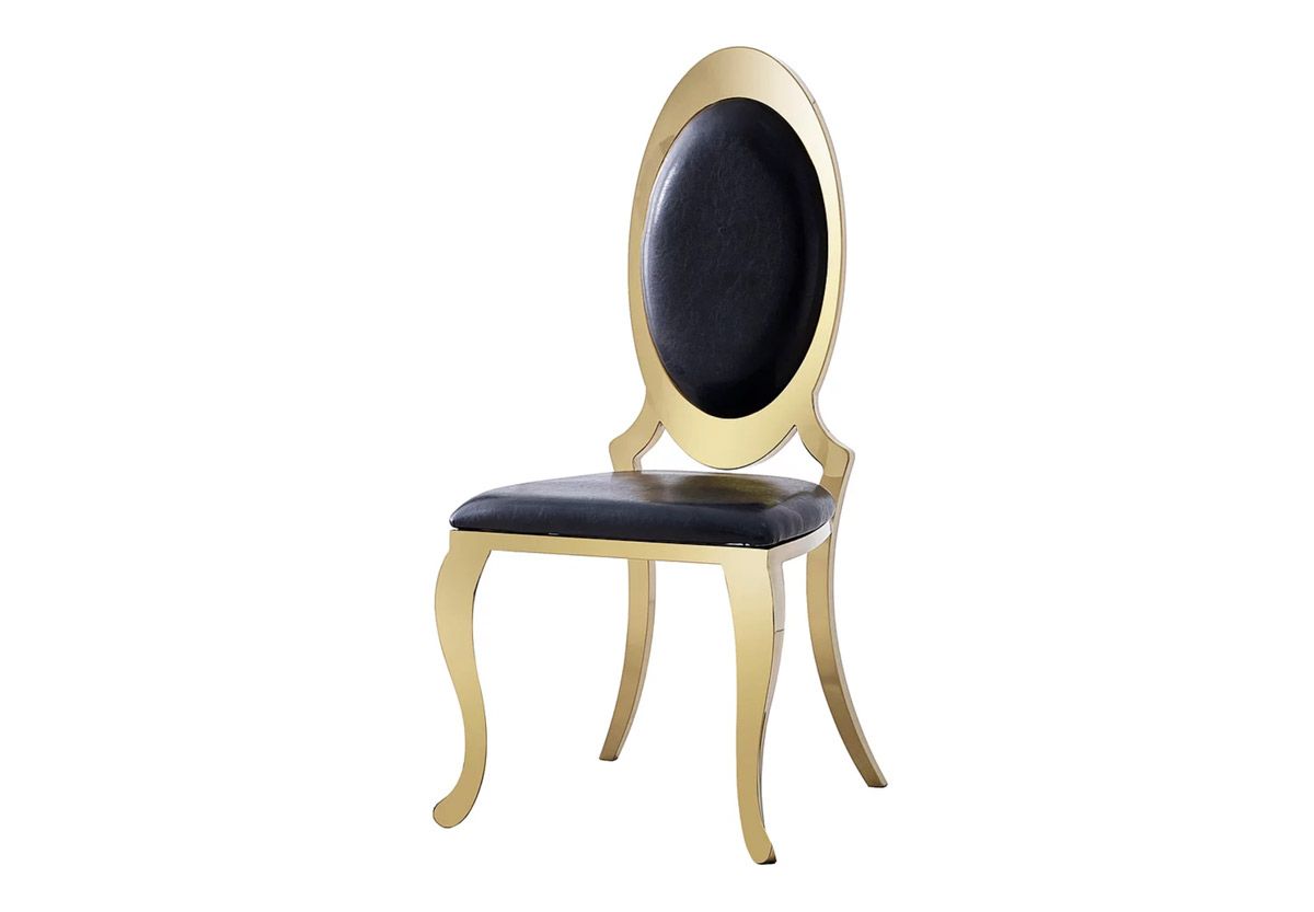 Lippa Black Gold Dining Chair