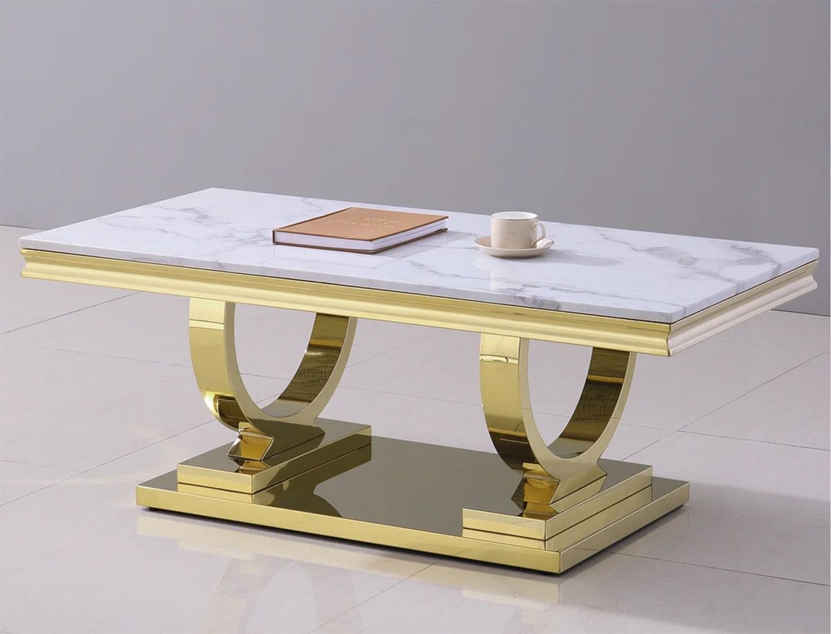 Lippa Marble Top Coffee Table