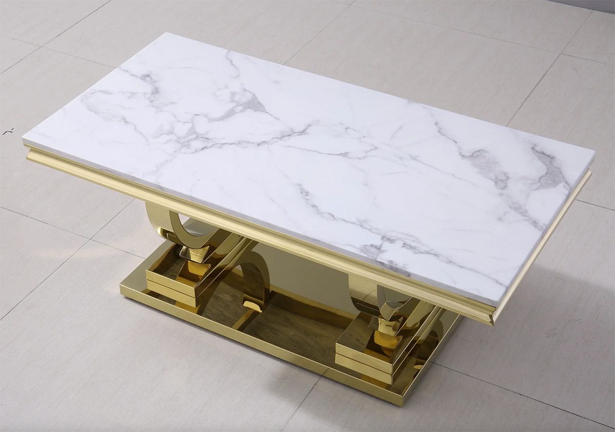 Lippa Coffee Table Marble Top