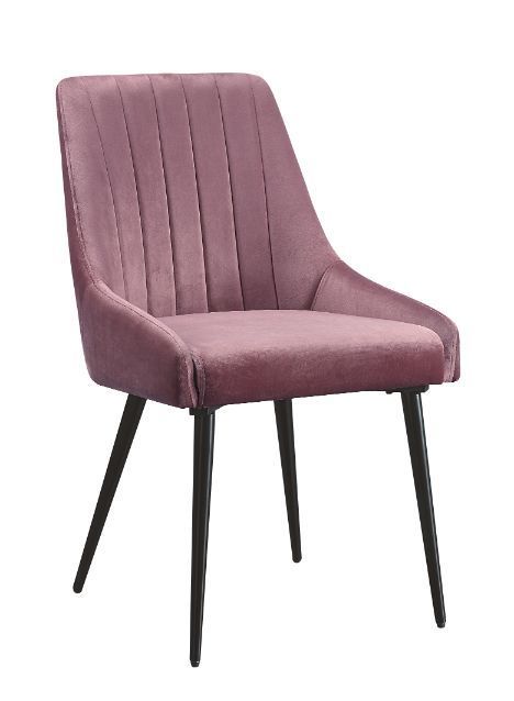 Lisbon Pink Velvet Chair