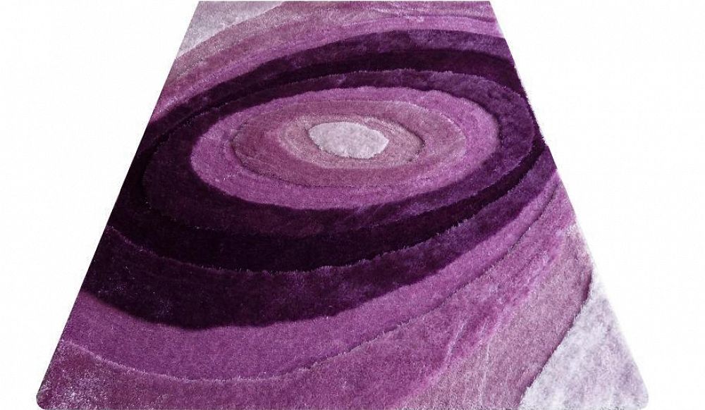 Modern Shag Area Rug 105 Purple