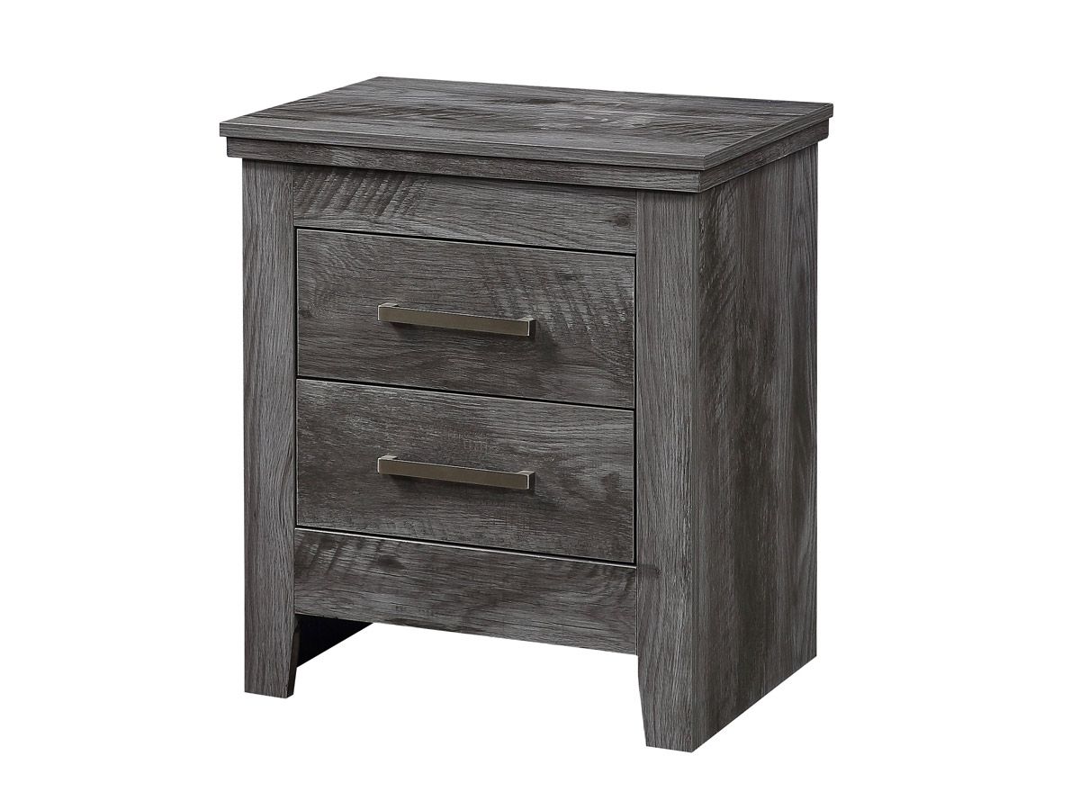 Loudon Rustic Grey Finish Night Stand