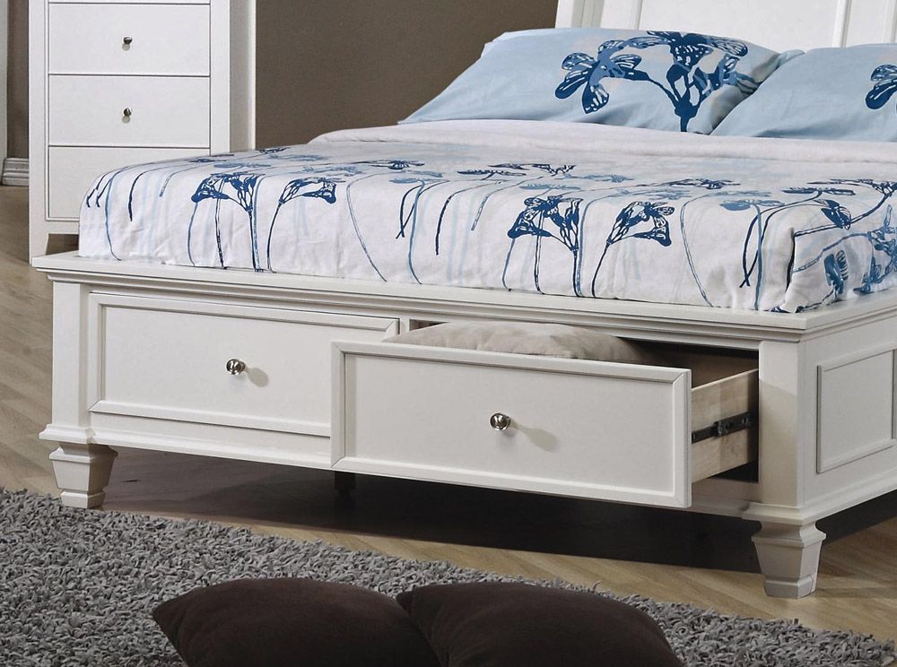 Lunden Footboard Drawer For Full Size Bed