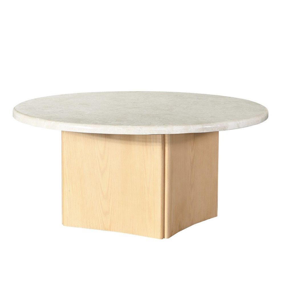 Luxa Round Marble Top Coffee Table