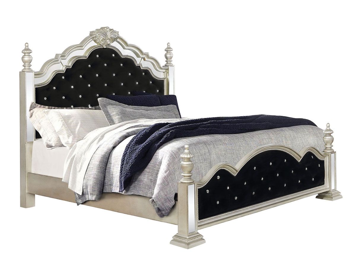 Maddison Crystal Tufted Bed